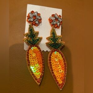 New! Carrot 🥕 Earrings